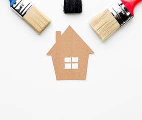 cardboard-house-paint-repair-brushes.jpg